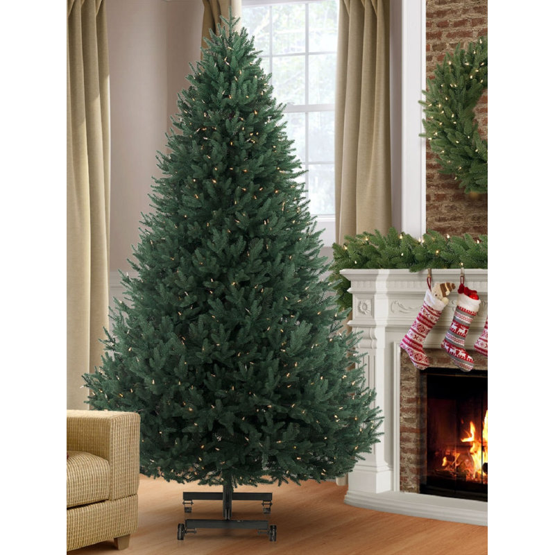 9 Green Fir Artificial Christmas Tree With 1450 Color Clear Lights Joss Main