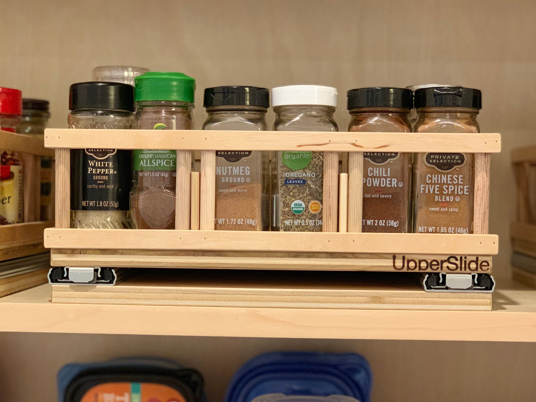 Rebrilliant Upper Spice Rack Caddy Medium Pull Out Drawer & Reviews Wayfair