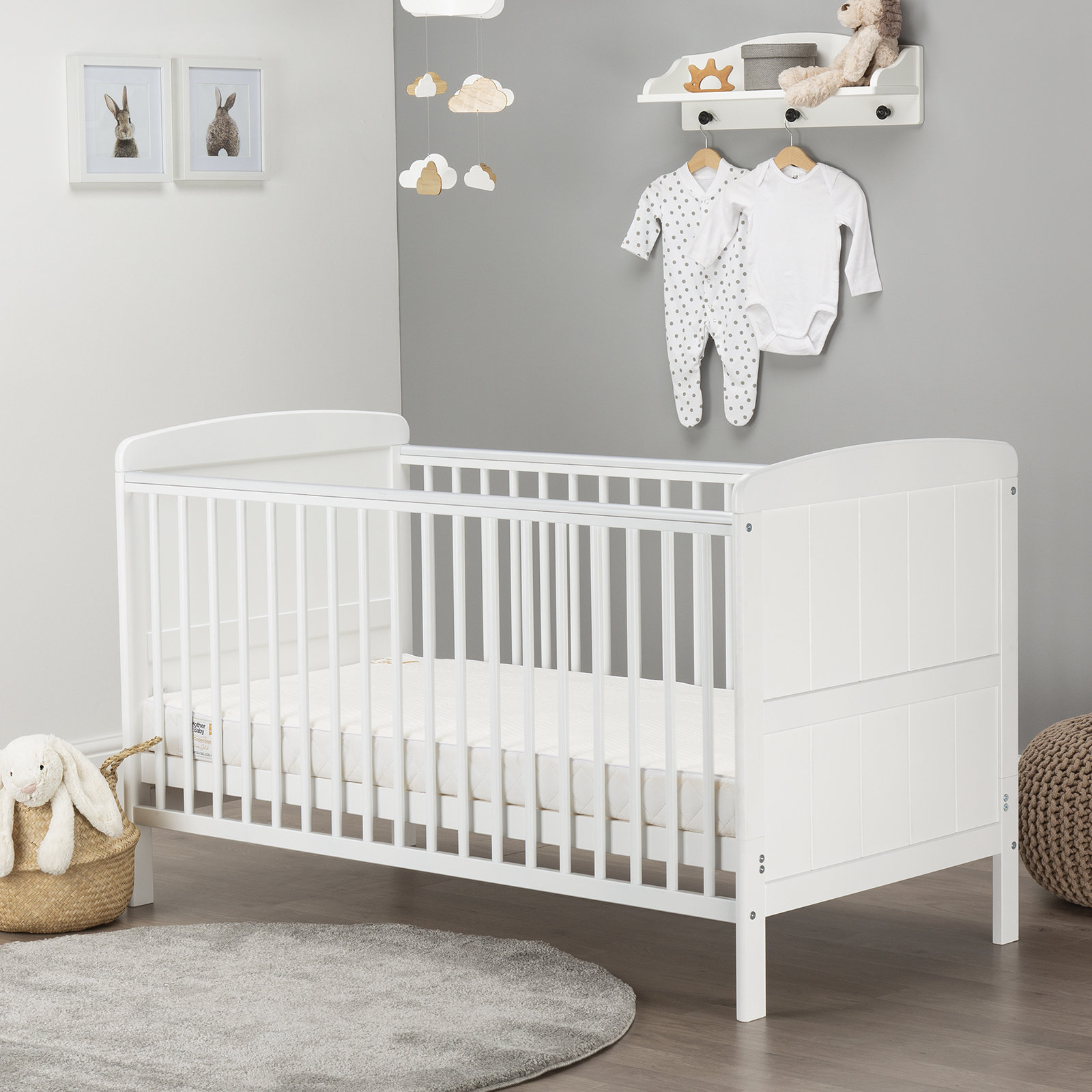 cot bed sprung mattress