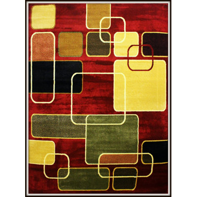 Super Mega Red Area Rug Bekmez International Inc.