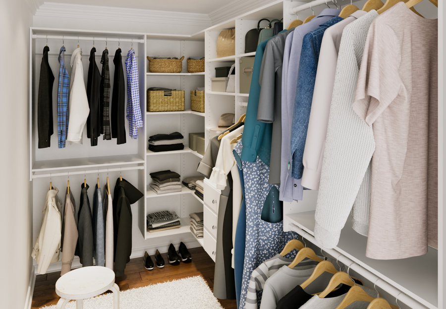 Corner Closet System by Dotted Line™