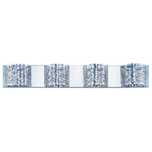 Best Mica 4-Light Wall Mount By Zipcode Design Wall Lights Mica 4-Light Wall Mount By Zipcode Design Wall Lights