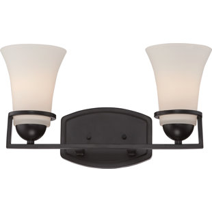 Best Collin 2-Light Vanity Light By World Menagerie Wall Lights Collin 2-Light Vanity Light By World Menagerie Wall Lights