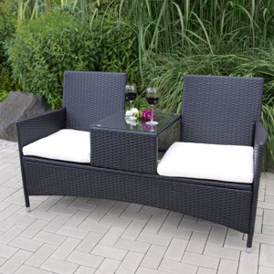 2-Sitzer Doppelbank San Vincenzo aus Polyrattan ..