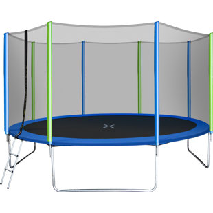 climb and slide hexagon trampoline