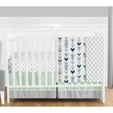 baby girl arrow crib bedding