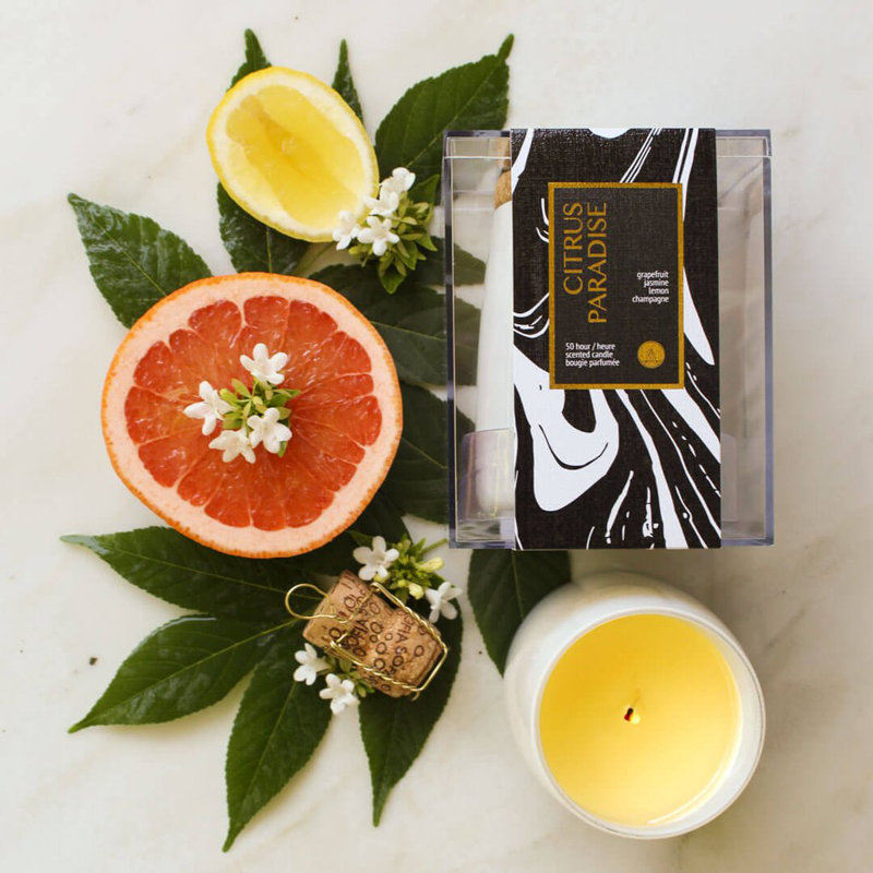 Citrus Paradise Scented Jar Candle