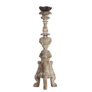 Toulouse Wood Candlestick