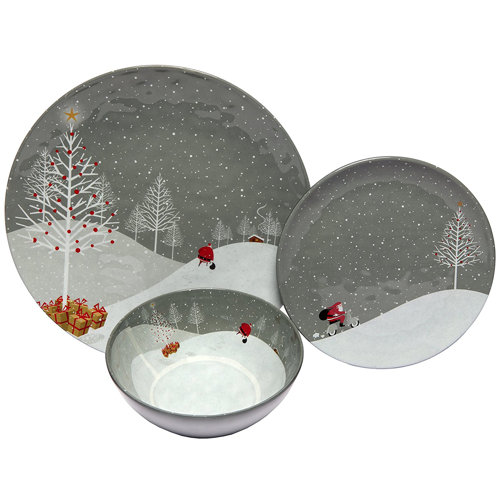 The Holiday Aisle Very Merry Dip Bowl And Spoon Set Wayfair