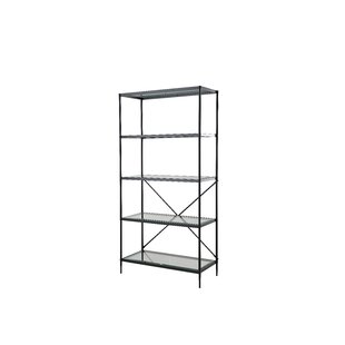 conway mixed material 4 shelf bookcase