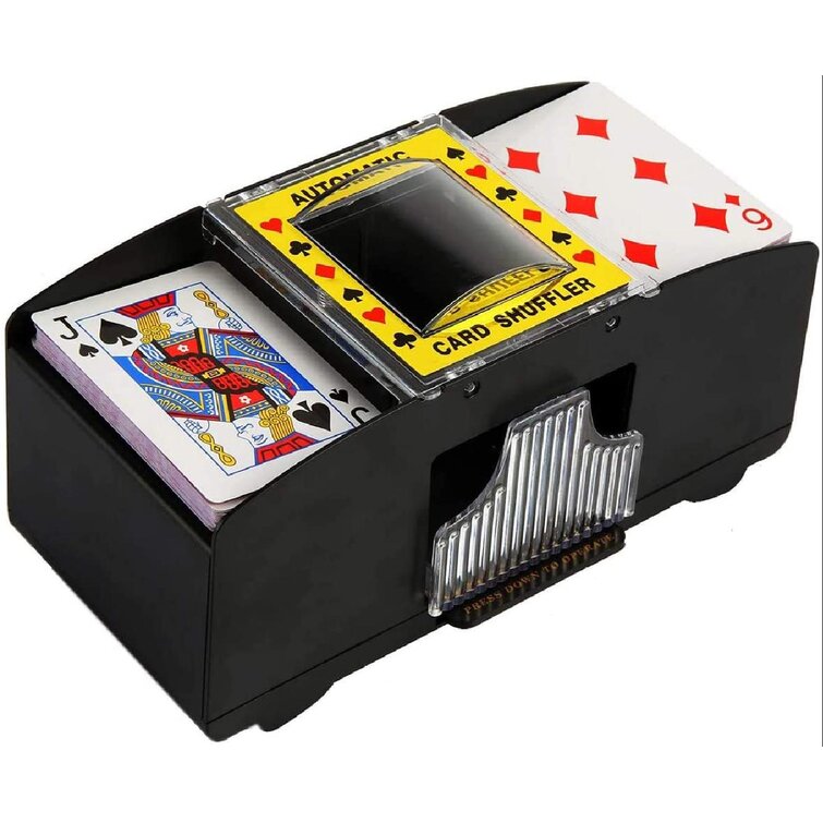 2-Deck Automatic Poker Cards Shuffle Machine Battery Operated Card Shuffler 
