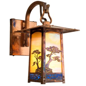 Cobblestone 1-Light Outdoor Wall Lantern