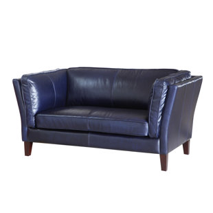 Go to store & view more images Latitude Run Betton Leather Loveseat