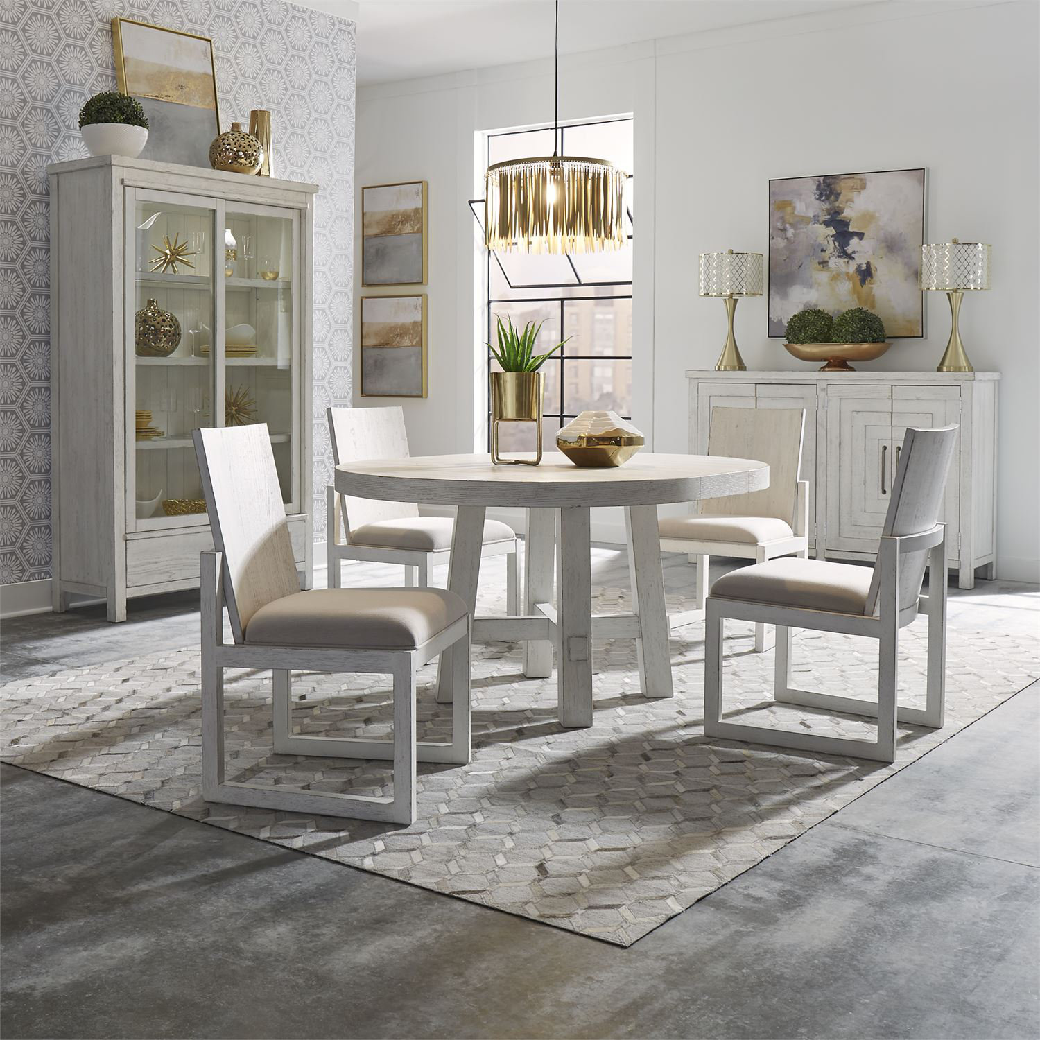 Theres Round 5 Piece Extendable Dining Set Birch Lane