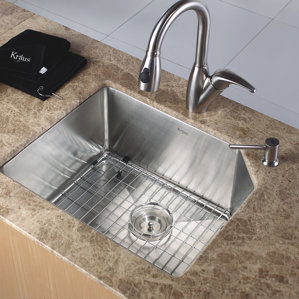 Kraus Undermount Kitchen Sink with NoiseDefend?..