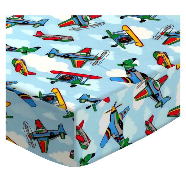 airplane fitted crib sheet