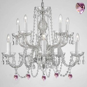 10-Light Crystal Chandelier