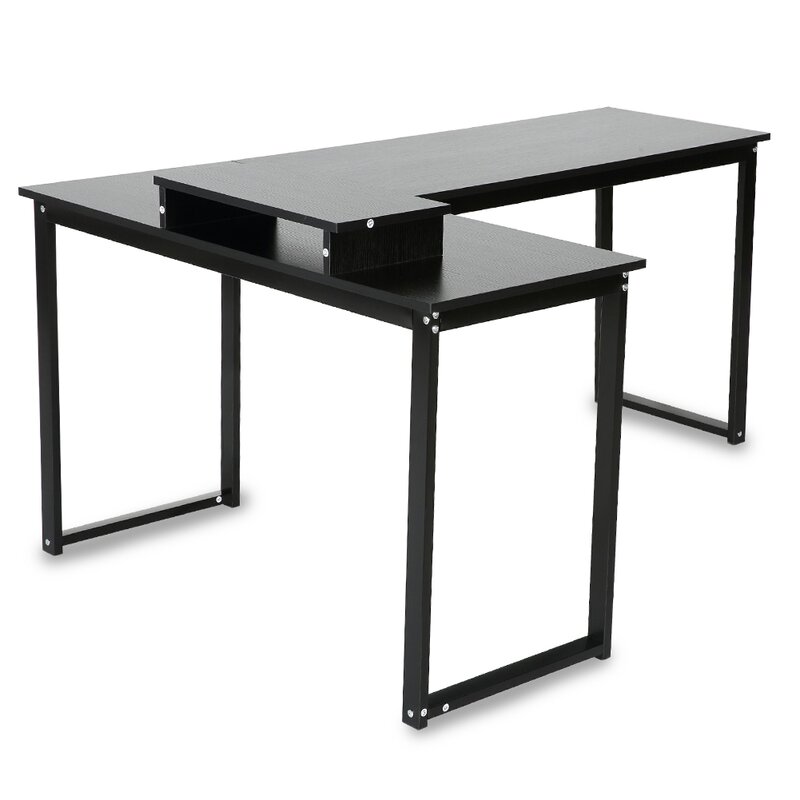 Latitude Run\u00ae Theophania Solid Wood L-Shape Gaming Desk \u0026 Reviews | Wayfair