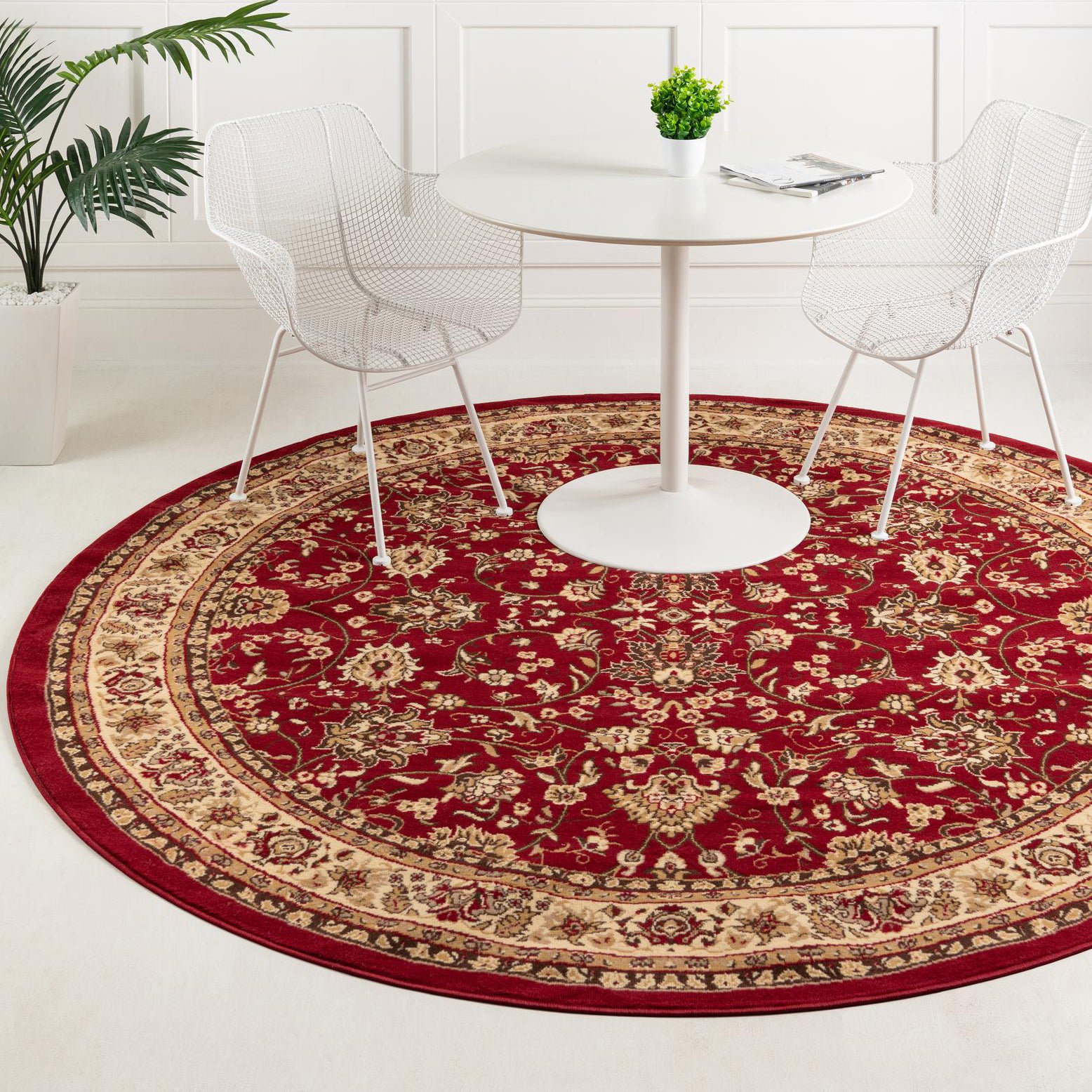 Andover Mills™ Mersey Oriental Area Rug in Burgundy Red & Reviews Wayfair