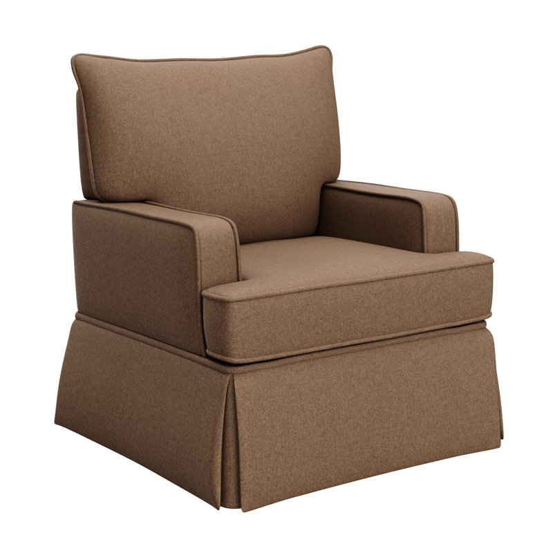 storkcraft davenport upholstered swivel glider wayfair