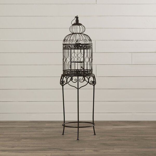 hanging bird cage stand