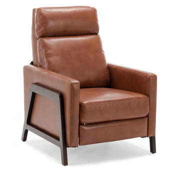 bipasha genuine leather manual recliner