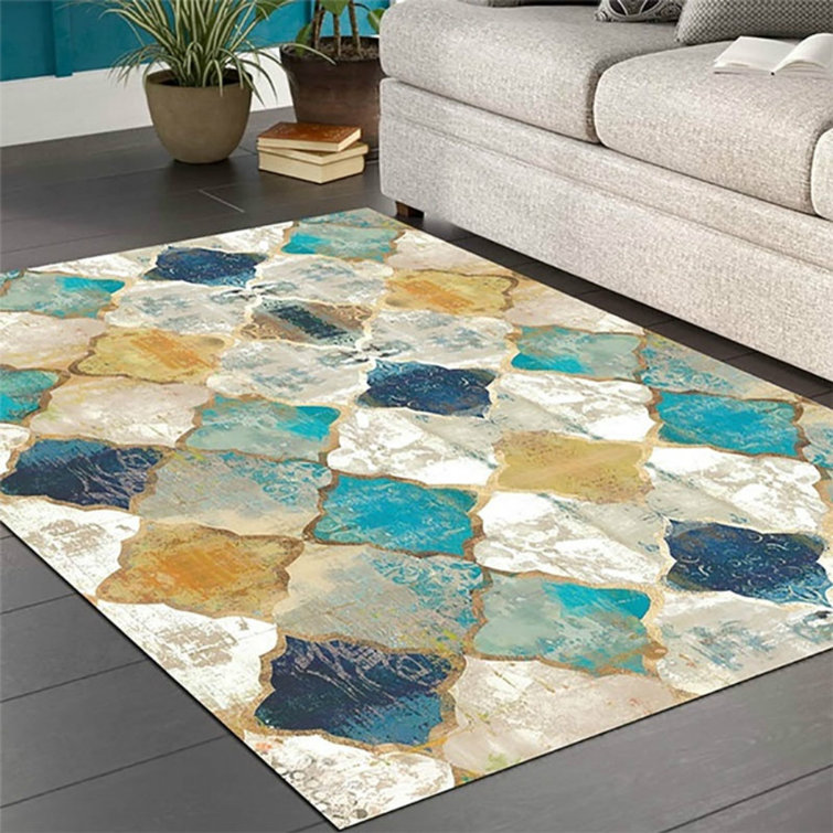 World Menagerie Damato Moroccan Non Slip Kitchen Mat Reviews Wayfair Co Uk