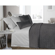 Charcoal Grey Bedspread | Wayfair.co.uk