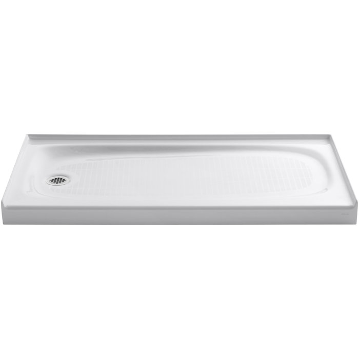 Salient 60 X 30 Single Threshold Left Hand Drain Shower Base Salient 60 X 30 Single Threshold Left Hand Drain Shower Base