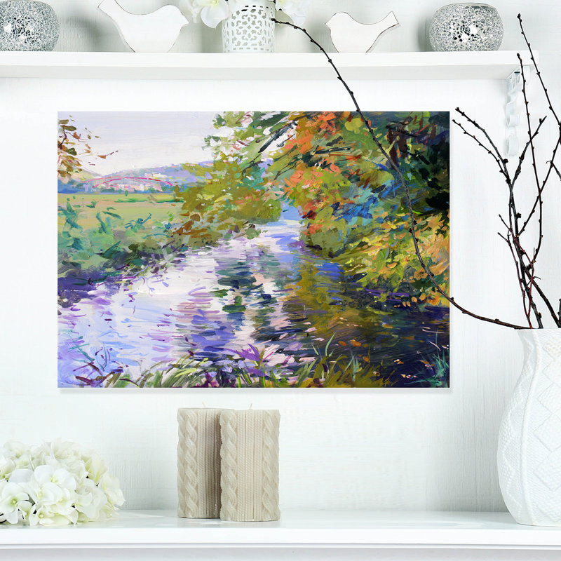 East Urban Home Fall In Amazing Colors Oil Painting Print On