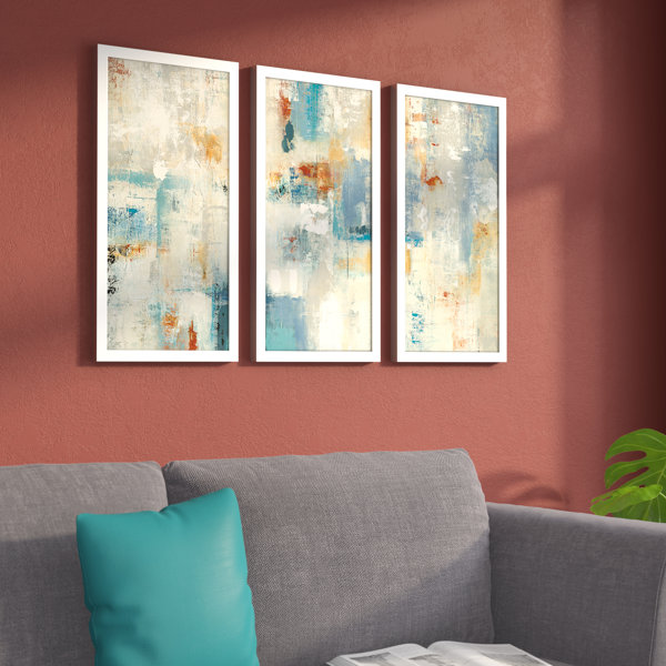 Latitude Run Layers Of Connection Framed Acrylic Painting Print