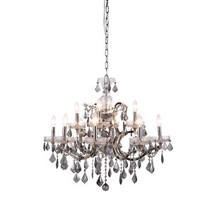 Newell 12-Light Crystal Chandelier