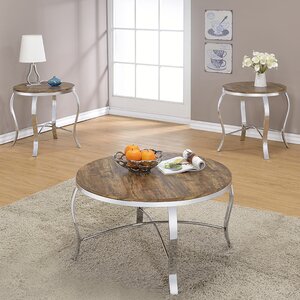 Malai Weathered 3 Piece Coffee Table Set