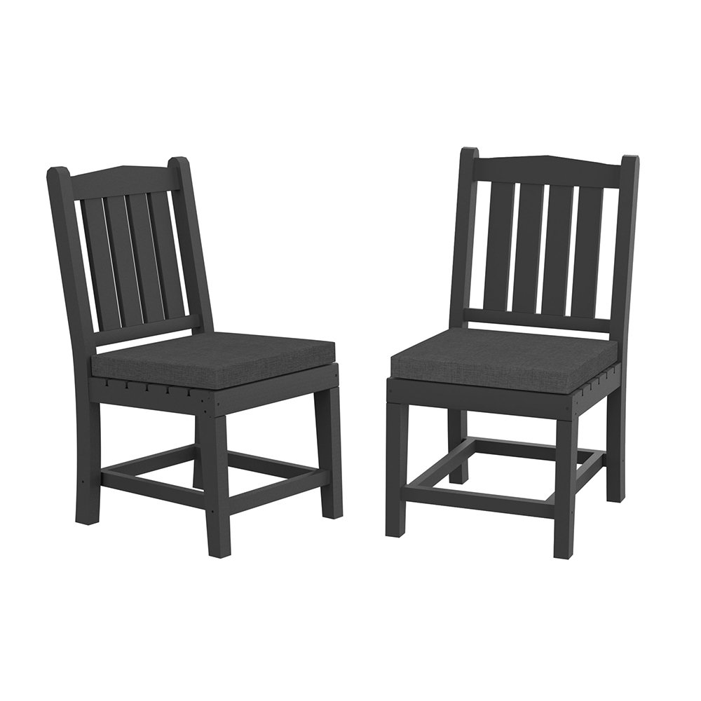 Red Barrel Studio® Patio Dining Side Chair with Cushion Wayfair