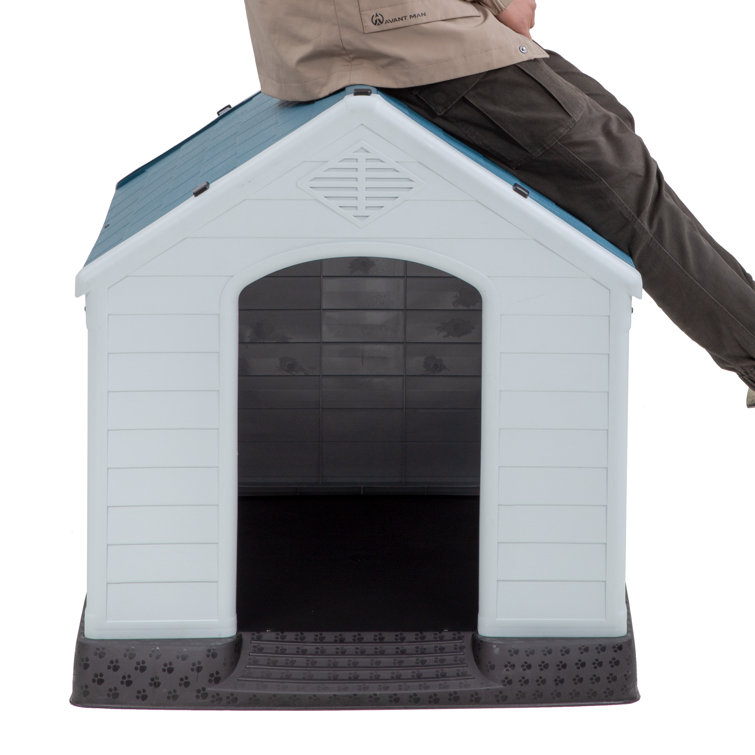 large plastic dog house