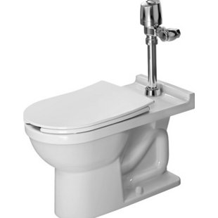 Go to store & view more images Duravit Starck 3 Floor Standing Verio Outlet 1.28 GPF Elongated One-Piece Toilet