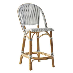 Go to store & view more images Holder Rattan Counter Stool by Bayou Breeze