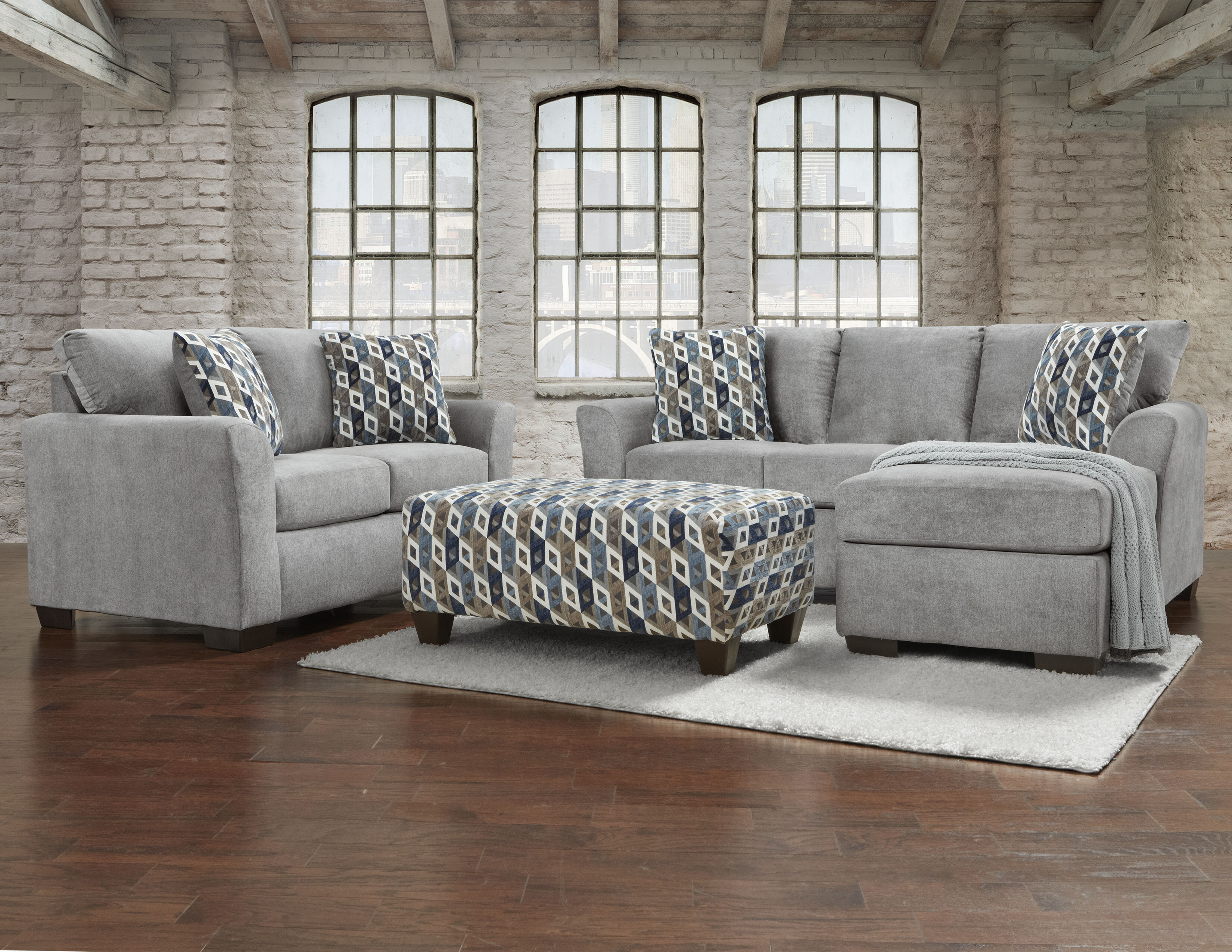 modern 3 piece living room set