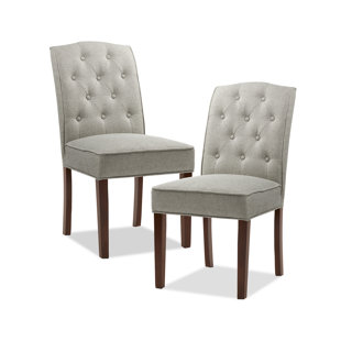 Cayman Upholstered Dining Chair (Set Of 2) by Three Posts Best #1