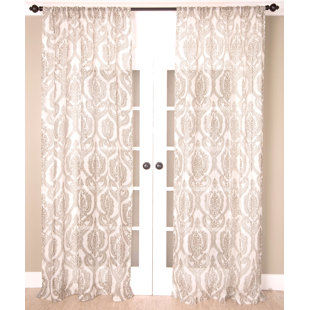 Linen Oatmeal Curtains Wayfair