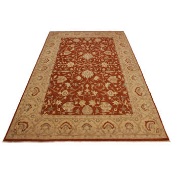 Isabelline One Of A Kind Dorn Hand Knotted 8 11 X 12 9 Wool Rust