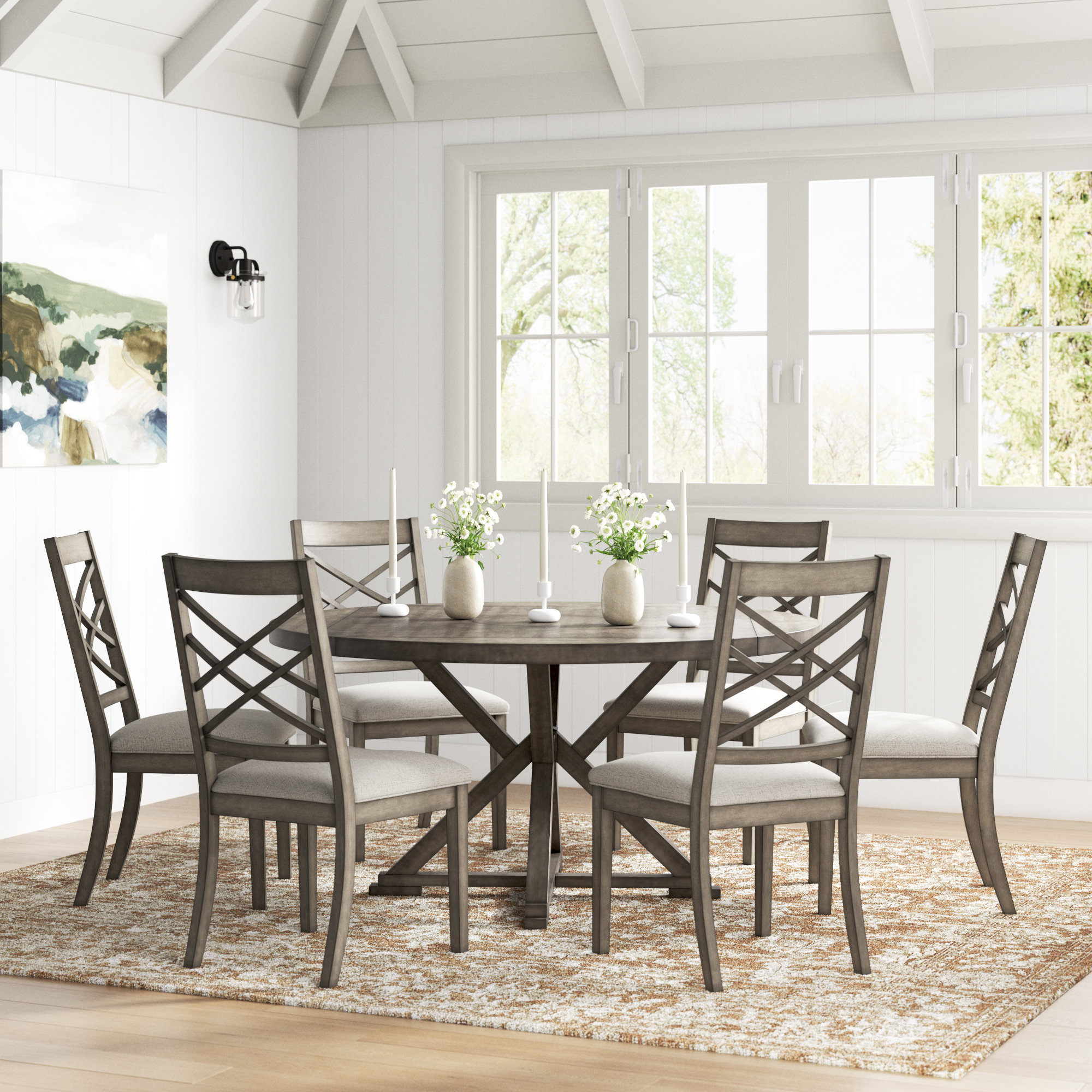 Sand & Stable Cheshire Drop Leaf Dining Set & Reviews Wayfair