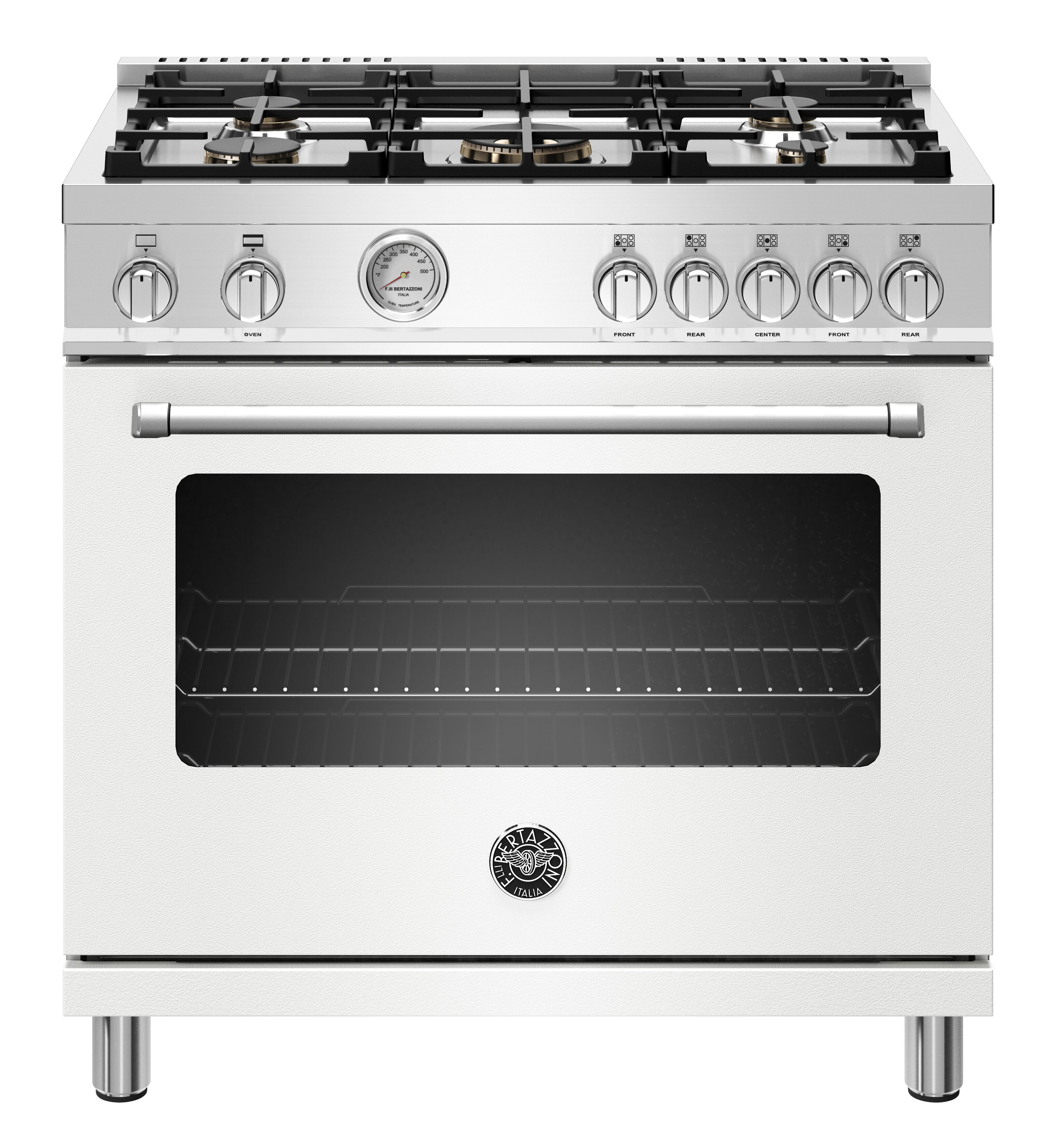 Bertazzoni Master Series 36 5 9 Cu Ft Freestanding Gas Range