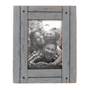 Rustic Picture Frames You Ll Love Wayfair Quickview Blue Gray White