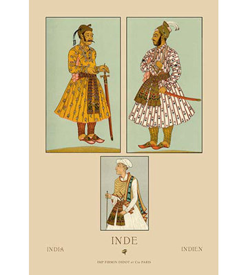 Indi Mogul Emperors By Auguste Racinet Vintage Advertisement Buyenlarge