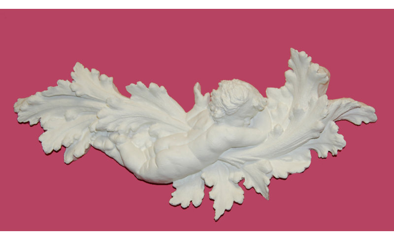 House Of Hampton Sleeping Cherub Plaque Wall Decor