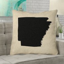ArtVerse Katelyn Smith 20 x 20 Poly Twill Double Sided Print with Concealed Zipper & Insert Florida Love Pillow