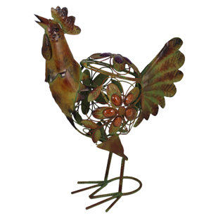 Rustic Rooster Decor Wayfair Rustic Rooster Figurine