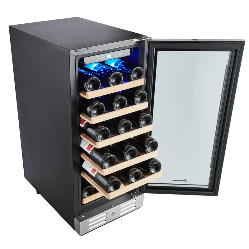 Kalamera 30 Bottle Single Zone Freestanding Built In Wine