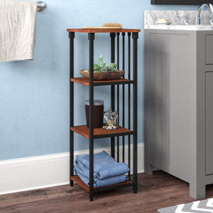 Free Standing Bathroom Shelving You Ll Love Wayfair Quickview